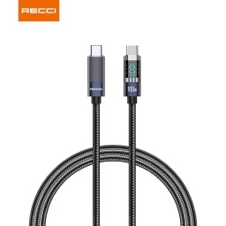 Cable de Datos RECCI Crystal RS16CC Tipo C-Tipo C PD 100W Ne