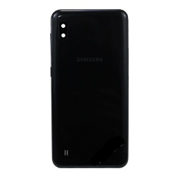Tapa Trasera Samsung A105 A10 Negra Con Lens