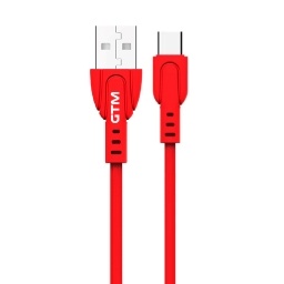 Cable de Datos GTM BP01 2,1a 1,2m Tipo C  Rojo